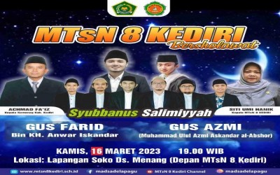 MTsN 8 Kediri Gelar Berbagai Lomba pada Milad ke-26 MTsN 8 Kediri