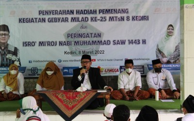 Puncak Gebyar Milad Ke-25 MTsN 8 Kediri