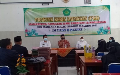 Pembukaan PKL Mahasiswa UIN Maulana Malik Ibrahim Malang di MTsN 8 Kediri