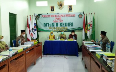 Pelaksanaan PKKM Tahun 2022 MTsN 8 Kediri  Berjalan  Lancar